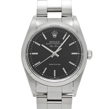 ロレックス エアキング 14000M ブラック メンズ 時計 【中古】【wristwatch】
