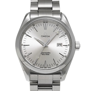 オメガ シーマスター アクアテラ クォーツ 2517.30 シルバー メンズ 時計 【中古】【wristwatch】