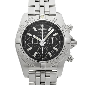 ブライトリング クロノマット 44 AB01114K/BD88 ブラック メンズ 時計 【中古】【wristwatch】