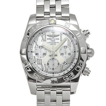 ブライトリング クロノマット 44 AB011012/A691 ホワイトシェル メンズ 時計 【中古】【wristwatch】