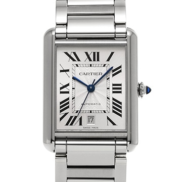 カルティエ タンク マスト XL WSTA0053 シルバー メンズ 時計 【中古】【wristwatch】