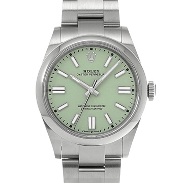 ロレックス オイスターパーペチュアル 41 134300 ピスタチオ メンズ 時計 【新品】【wristwatch】