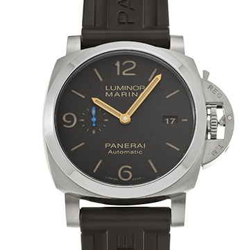 パネライ ルミノールマリーナ 1950 3デイズ オートマティック チタニオ PAM01351 ブラウン メンズ 時計 【中古】【wristwatch】