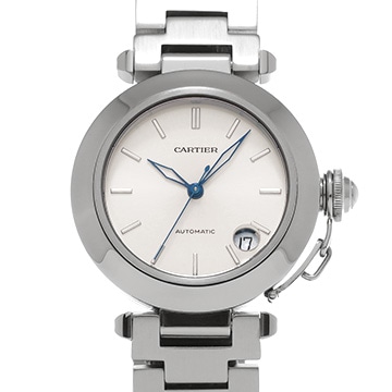 カルティエ パシャC W31010M7 シルバー ユニセックス 時計 【中古】【wristwatch】