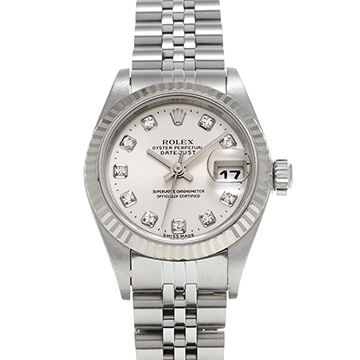 ロレックス デイトジャスト 79174G シルバー/ダイヤモンド レディース 時計 【中古】【wristwatch】