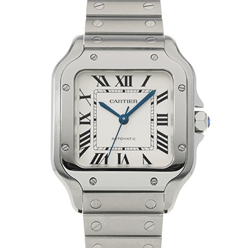 カルティエ サントス ドゥ カルティエ MM WSSA0010 シルバー ユニセックス 時計 【中古】【wristwatch】