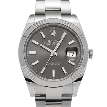 ロレックス デイトジャスト 41 126334 スレート メンズ 時計 【中古】【wristwatch】