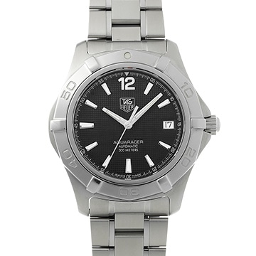 タグ ホイヤー アクアレーサー WAF2110.BA0806 ブラック メンズ 時計 【中古】【wristwatch】
