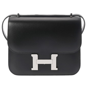 エルメス コンスタンス3 18 ミロワール ブラック ボックスカーフ レディース バッグ 【未使用】【bag】