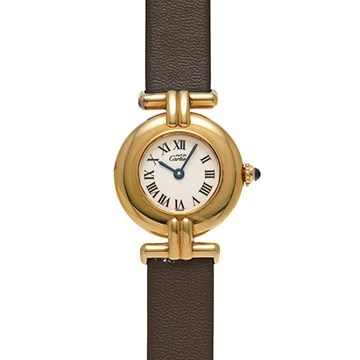 カルティエ マスト コリゼ  ヴェルメイユ SM 590002 アイボリー レディース 時計 【中古】【wristwatch】