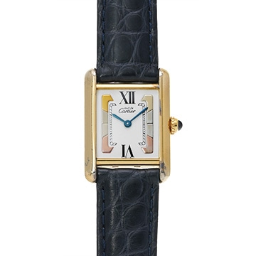 カルティエ マストタンク ヴェルメイユ SM 5057001 ホワイト レディース 時計 【中古】【wristwatch】