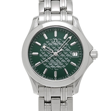 オメガ シーマスター 120 ジャックマイヨール 1998 2506.70 グリーン メンズ 時計 【中古】【wristwatch】