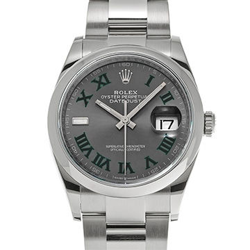 ロレックス デイトジャスト 36 126200 スレート メンズ 時計 【中古】【wristwatch】