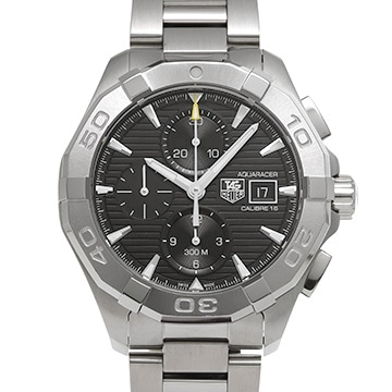 タグ ホイヤー アクアレーサー キャリバー16 クロノグラフ CAY2110.BA0925 ブラック メンズ 時計 【中古】【wristwatch】