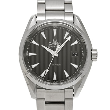 オメガ シーマスター アクアテラ クォーツ 231.10.39.60.06.001 グレー メンズ 時計 【中古】【wristwatch】