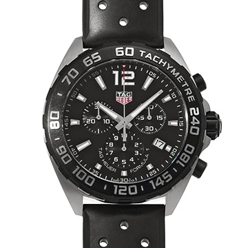 タグ ホイヤー フォーミュラ1 クォーツ クロノグラフ CAZ1010.FT8024 ブラック メンズ 時計 【中古】【wristwatch】