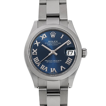 ロレックス デイトジャスト 31 278240 ブライトブルー ユニセックス 時計 【中古】【wristwatch】