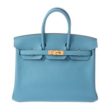 エルメス バーキン 25 ブルーノール ヴォースイフト レディース バッグ 【中古】【bag】