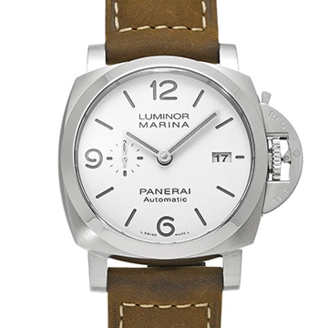 パネライ ルミノールマリーナ 44mm PAM01314 ホワイト メンズ 時計 【中古】【wristwatch】