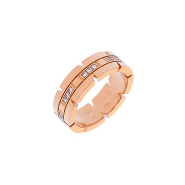 カルティエ タンクフランセーズ リング #50 ゴールド K18ピンクゴールド PG ユニセックス ジュエリー 【中古】【jewelry】