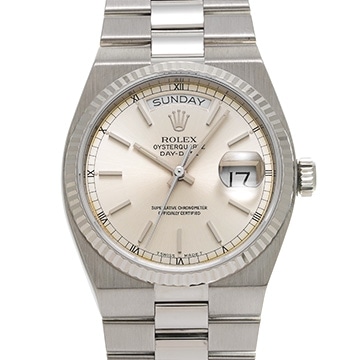 ロレックス デイデイト クォーツ 19019N シルバー メンズ 時計 【中古】【wristwatch】