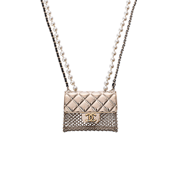 シャネル バッグモチーフ ゴールド AB6154 メタル/フェイクパール レディース ジュエリー 【中古】【jewelry】