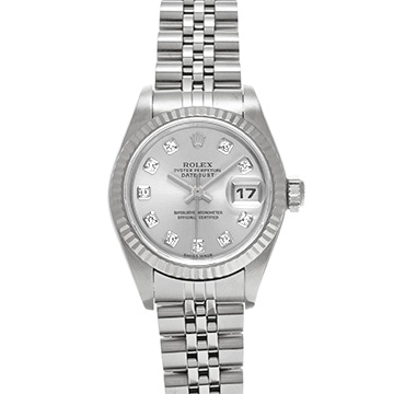ロレックス デイトジャスト 79174G シルバー/ダイヤモンド レディース 時計 【中古】【wristwatch】