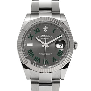 ロレックス デイトジャスト 41 126334 スレート メンズ 時計 【中古】【wristwatch】