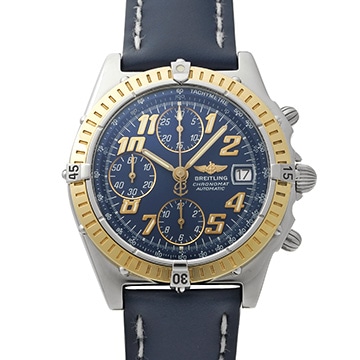 ブライトリング クロノマット D13350 ブルー メンズ 時計 【中古】【wristwatch】