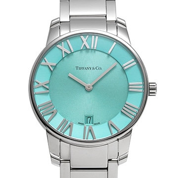 ティファニー アトラス 2ハンド 63452769 ティファニーブルー メンズ 時計 【中古】【wristwatch】