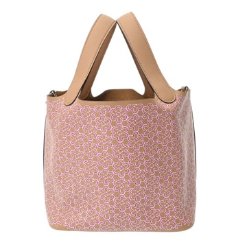 エルメス ピコタンロック PM ラッキーデイジー チャイ/ローズ/ブラン ヴォースイフト レディース バッグ 【中古】【bag】