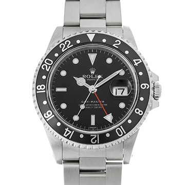 ロレックス GMTマスター 16700 ブラック メンズ 時計 【中古】【wristwatch】