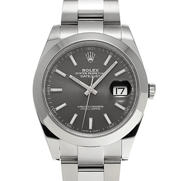 ロレックス デイトジャスト 41 126300 スレート メンズ 時計 【中古】【wristwatch】