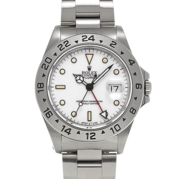 ロレックス エクスプローラーII 16570 ホワイト メンズ 時計 【中古】【wristwatch】