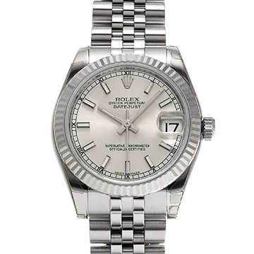 ロレックス デイトジャスト 31 178274 シルバー レディース 時計 【中古】【wristwatch】