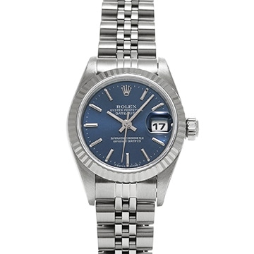 ロレックス デイトジャスト 69174 ブルー レディース 時計 【中古】【wristwatch】