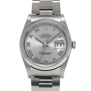 ロレックス デイトジャスト 16200 グレー メンズ 時計 【中古】【wristwatch】