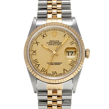 ロレックス デイトジャスト 16233 シャンパン メンズ 時計 【中古】【wristwatch】