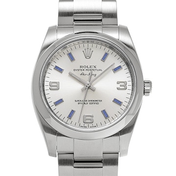 ロレックス エアキング 114200 シルバー メンズ 時計 【中古】【wristwatch】