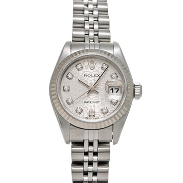 ロレックス デイトジャスト 79174G シルバーコンピュータ/ダイヤモンド レディース 時計 【中古】【wristwatch】