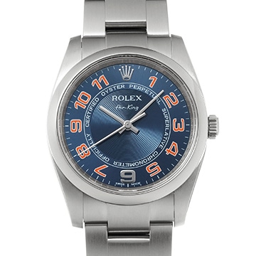 ロレックス エアキング 114200 ブルーコンセントリック メンズ 時計 【中古】【wristwatch】