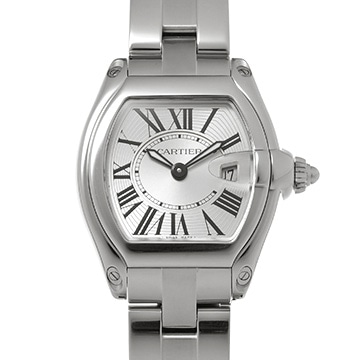 カルティエ ロードスター SM W62016V3 シルバー レディース 時計 【中古】【wristwatch】