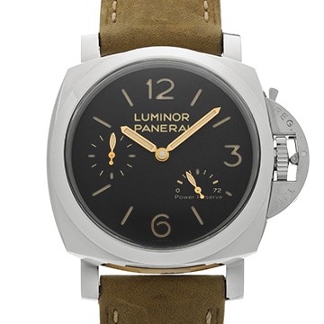 パネライ ルミノール 1950 3デイズ パワーリザーブ PAM00423 ブラック メンズ 時計 【中古】【wristwatch】