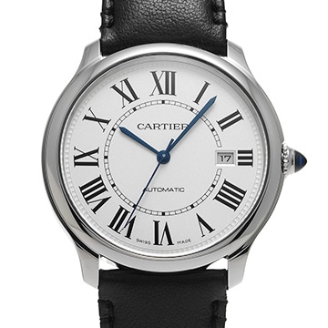 カルティエ ロンド マスト ドゥ カルティエ オンライン限定 WSRN0032 シルバー メンズ 時計 【中古】【wristwatch】
