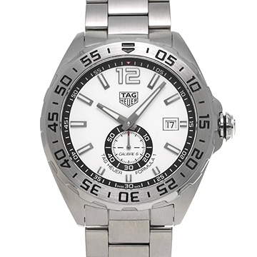 タグ ホイヤー フォーミュラ1 キャリバー6 WAZ2013.BA0842 ホワイト メンズ 時計 【中古】【wristwatch】