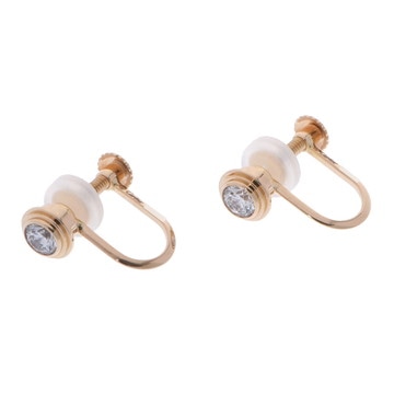 カルティエ ダムール イヤリング ゴールド K18イエローゴールド YG レディース ジュエリー 【中古】【jewelry】