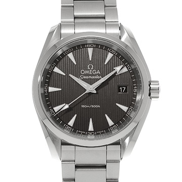 オメガ シーマスター アクアテラ クオーツ 231.10.39.60.06.001 グレー メンズ 時計 【中古】【wristwatch】