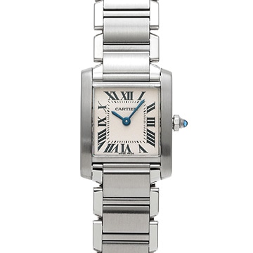 カルティエ タンクフランセーズ SM　 W51008Q3 シルバー レディース 時計 【中古】【wristwatch】