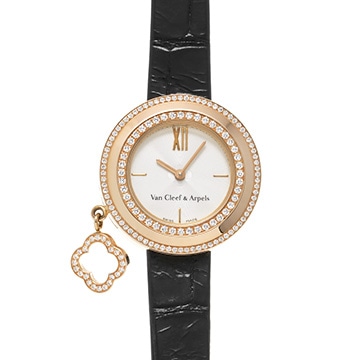 ヴァン クリーフ&アーペル チャーム ミニ ウォッチ VCAR029800 シルバー レディース 時計 【中古】【wristwatch】