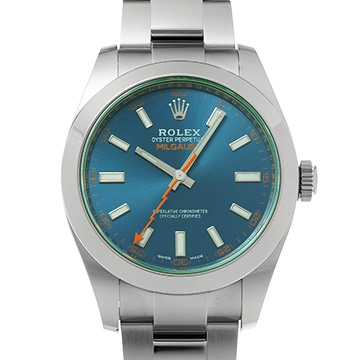ロレックス ミルガウス 116400GV Zブルー メンズ 時計 【中古】【wristwatch】